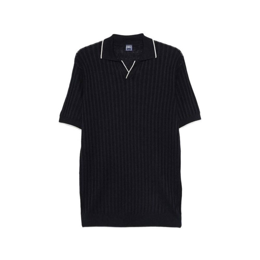 Fedeli Blue T-Shirts & Vests - T-Shirts Men